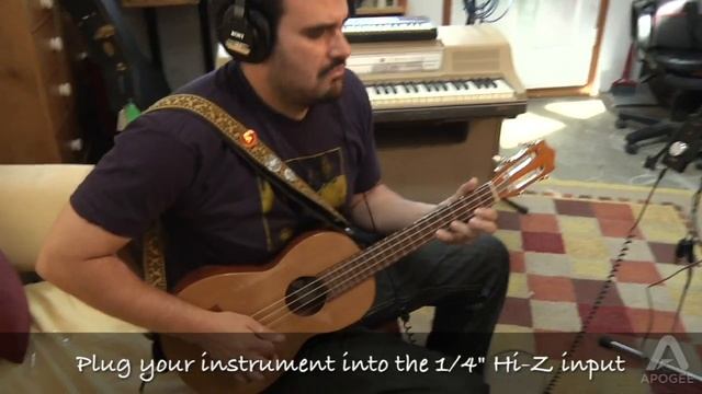 Ozomatli records with Apogee ONE смотреть онлайн