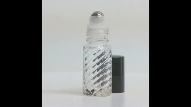 Roll-On 1/6 oz (5ml) Spiral Glass Bottle with Stainless Steel Roller смотреть онлайн