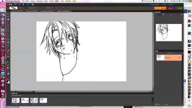 Drawing Anime On Photoshop Elements 8 [First vid.&it's SLOW] смотреть онлайн
