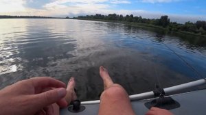 Ловля Окуня на Ратлин Рыбалка с лодки летом! 2021!