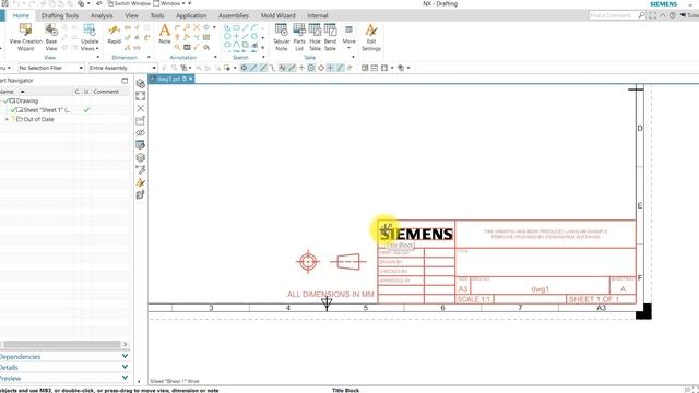 How to delete logo Siemens in drawing sheet смотреть онлайн