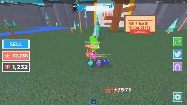 СИМУЛЯТОР НИНДЗЯ РОБЛОКС! САМЫЙ СИЛЬНЫЙ НА СЕРВЕРЕ! NINJA MASTERS ROBLOX смотреть онлайн