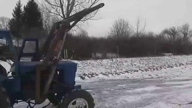 Погрузчик на Т-40 самодельный. смотреть онлайн