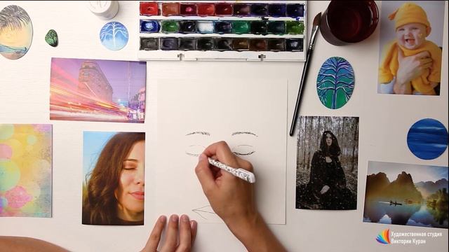 Уроки рисования онлайн ✍ Настроение смотреть онлайн