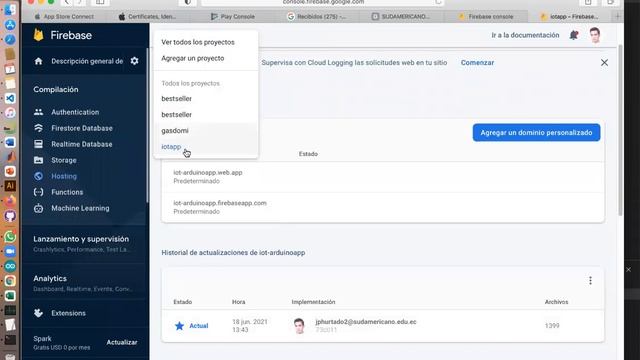 Despliegue web de la aplicación de IONIC en Firebase Hosting смотреть онлайн
