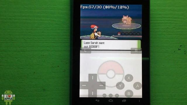 Pokemon Diamond on an Android Device смотреть онлайн