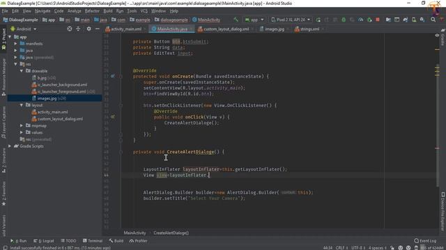 Android tutorial - 50 - Android Custom Dialog | Create Android Alertdialog with Custom Layout смотреть онлайн