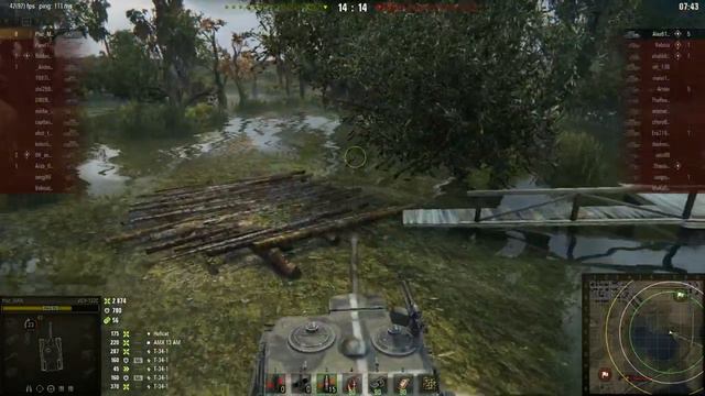 Успешно затащил бой, сделав 9 фрагов, Рэдли-Уолтерс, воин, мастер, основной калибр смотреть онлайн