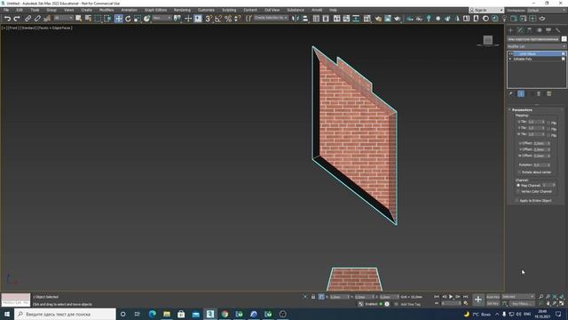 19окт 9-10 немного про текстурирование в 3ds Max (это изменение наложения плоской текстуры на форму