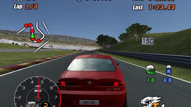 Alfa Romeo Racing Italiano PS2 смотреть онлайн