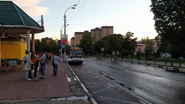 Автобусы ЛиАЗ-5292.60 остановка Горсовет (Дмитров) 26.08.2020 смотреть онлайн