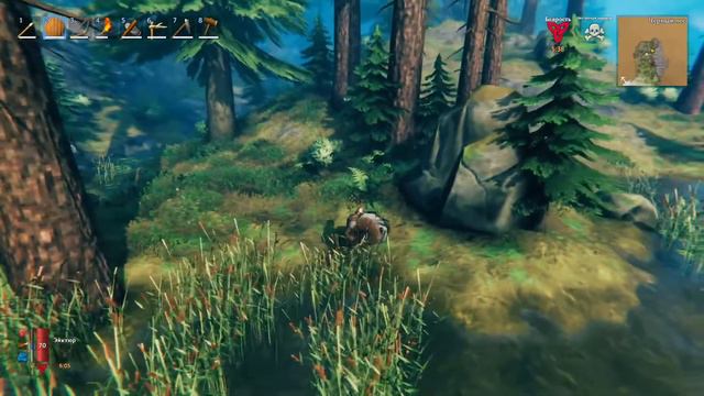 Valheim часть 1 "Жизнь после первого босса" смотреть онлайн