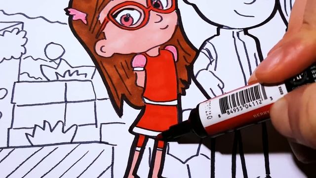 PJ Masks Amaya Conor Greg Christmas Coloring Pages | How To Draw Pj Masks With Christmas Presents