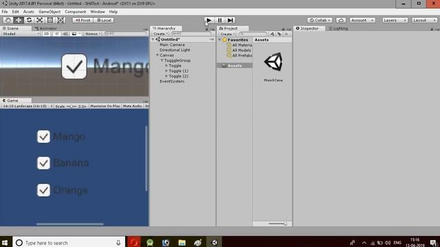 Toggle,Toggle Group and Toggle Status Manager Scrip In Unity | Unity Toggles [In Hindi] смотреть онлайн