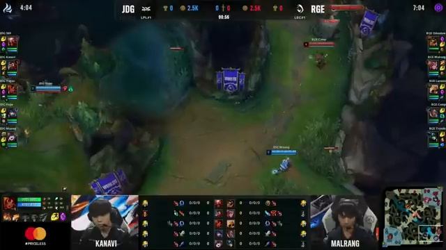 JDG v RGE | Quarterfinals | 2022 World Championship | JDG Intel Esports Club v Rogue | Game 1 (2022 смотреть онлайн