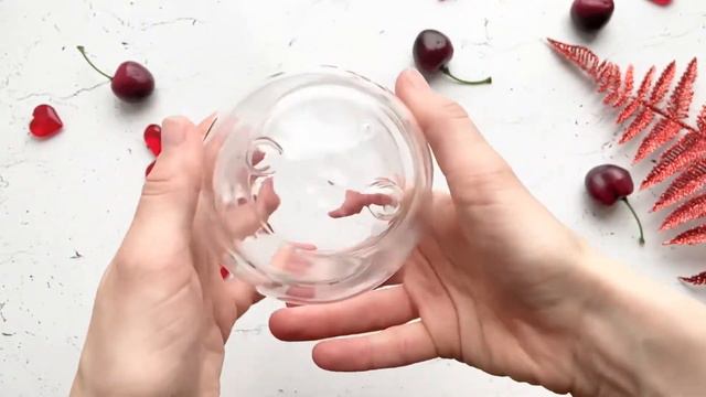 Стакан с мишкой из двойного стекла с #aliexpress распаковка