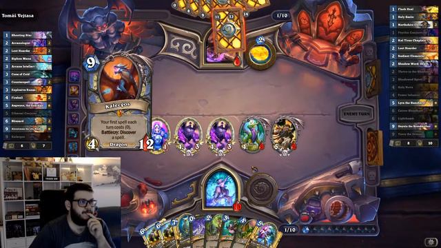 Hearthstone duel - Core set - Jidol vs chat (Teddyursus) / Jidol Hearthstone смотреть онлайн