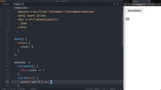 [6/14]: Control Flow with v-if - Complete Vue.js 3 Course смотреть онлайн