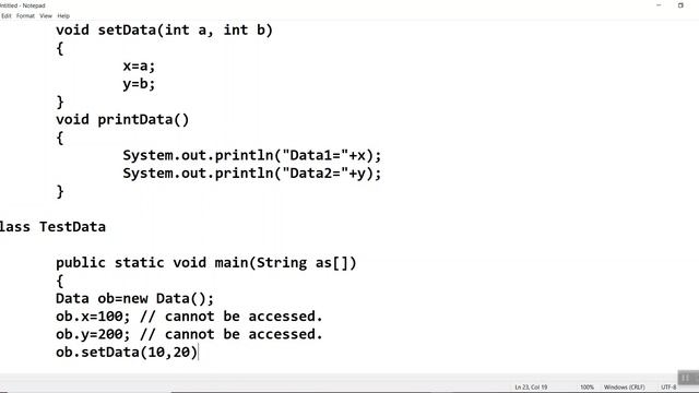 Introducing Access Specifier in JAVA (Hinglish) смотреть онлайн