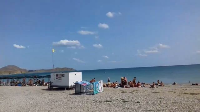 Коктебель 23.08.2017. набережная, нудистский пляж. смотреть онлайн