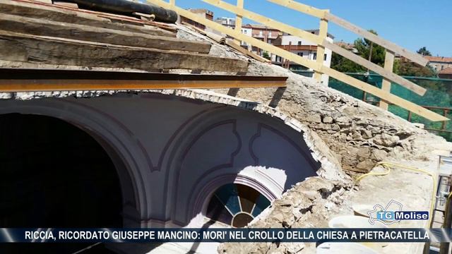 Riccia, ricordato Giuseppe Mancino: mori' nel crollo della chiesa a Pietracatella смотреть онлайн