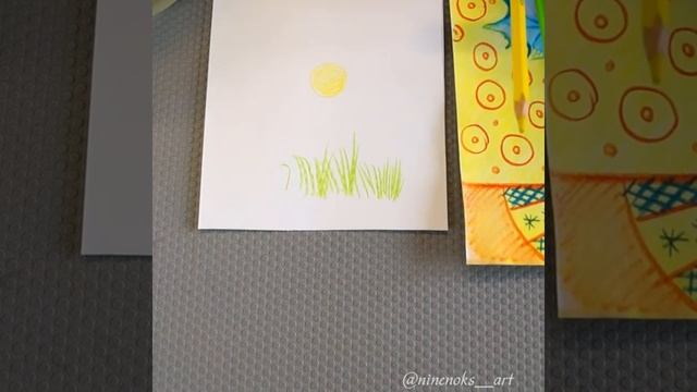 Акварельные карандаши для детского рисования. смотреть онлайн