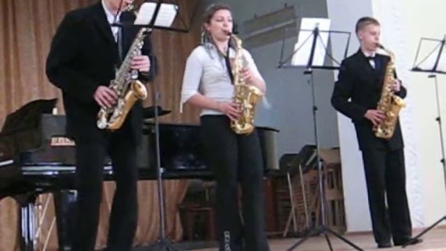 Тріо саксофоністів. Рівне, музичне училище. смотреть онлайн