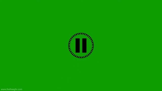 Pause and Play button animation green screen video смотреть онлайн