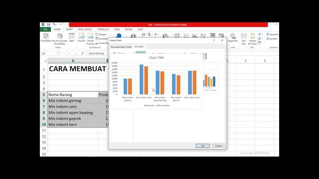 Cara Membuat Grafik Chart di Excel Terbaru - Dunia Excel 2023 смотреть онлайн