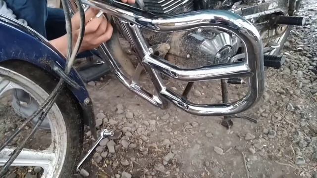 Instalación de Defensa( tumba perros) a la ft125ts🔥👌🏍️ смотреть онлайн
