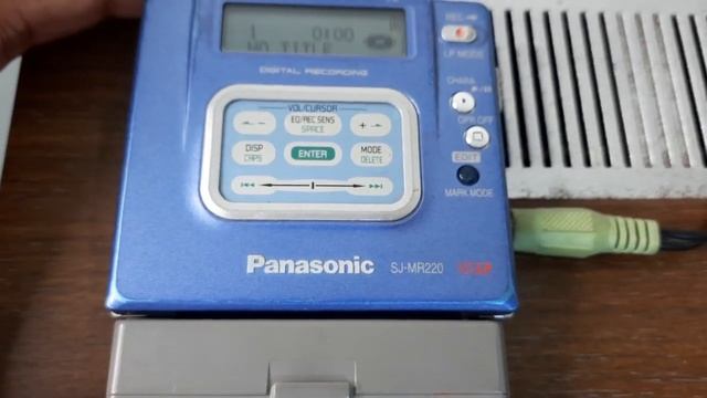 Panasonic SJ MR220 Mini Disc Player How To Use Price And Connection IN HINDI смотреть онлайн