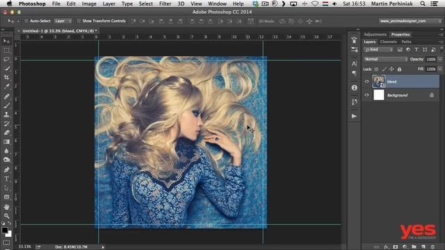 How to use bleed in Photoshop? смотреть онлайн