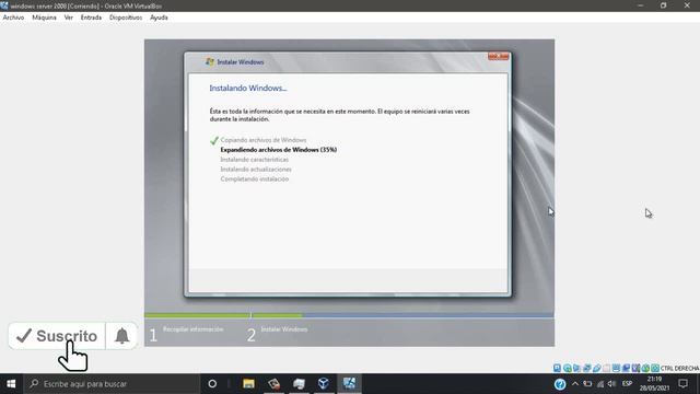 Como instalar Windows server 2008 R2 || en virtualbox смотреть онлайн