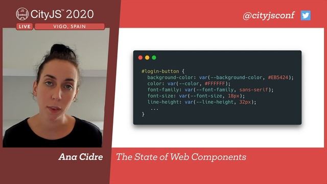 The State of Web Components - Ana Cidre - CityJS Conf 2020 смотреть онлайн
