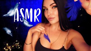 АСМР Рисую Перышком На Твоем Личике/Липкий Шепот/ I paint on your face ASMR