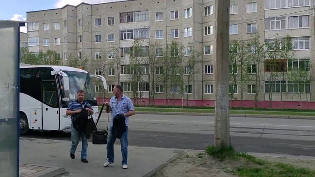 Китайские автобусы Higer, на развозке сотрудников СЗФК!!! смотреть онлайн