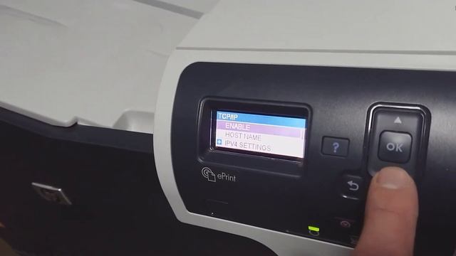 How to set a static IP address on HP Color LaserJet Enterprise M750 смотреть онлайн
