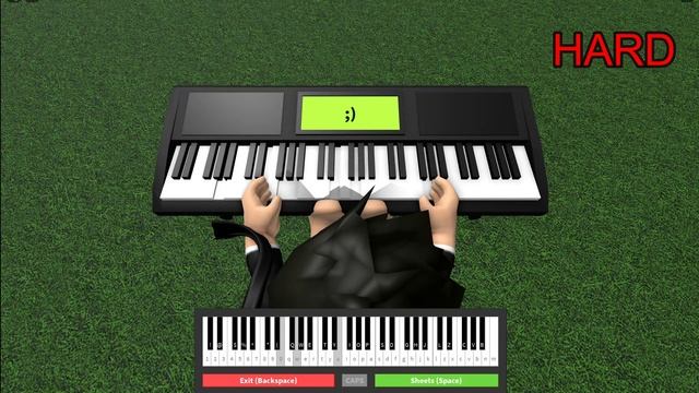 DOORS Elevator JAM OST (sheet music - hard to easy) || Roblox Piano смотреть онлайн