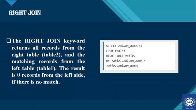 JOINING DATA IN SQL | 2 | DATA SCIENCE | DATACAMP | MACHINE LEARNING | DR. HAMMAD MAJEED смотреть онлайн