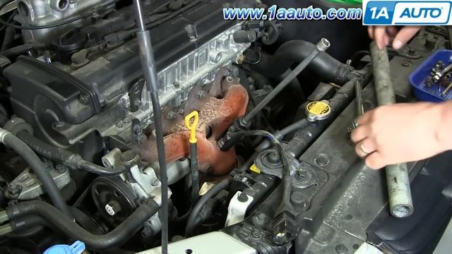 How to Replace O2 Oxygen Sensor 03-09 Hyundai Elantra смотреть онлайн