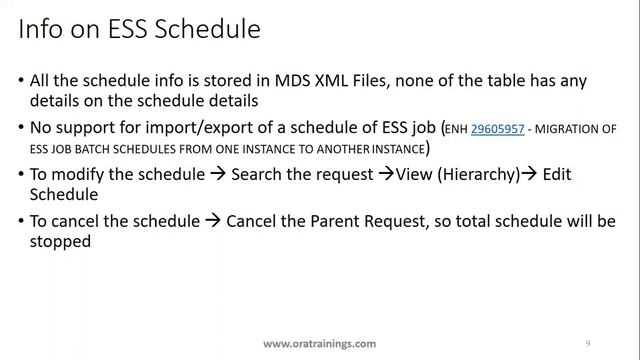 How to create/modify/cancel schedule for custom ESS Job in Oracle Cloud ERP смотреть онлайн