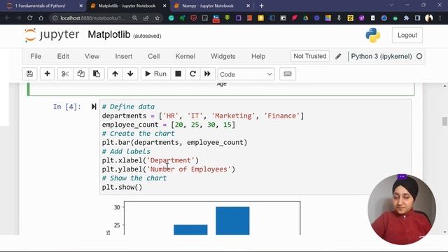 Basic Plots with Matplotlib: bar, line, scatter, pie, histogram смотреть онлайн