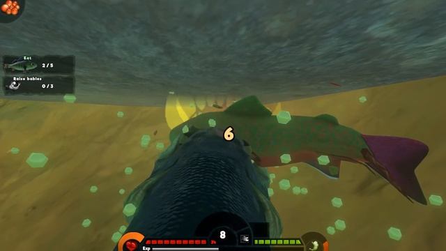 We Evolved into the Biggest, Meanest, Dumbest Fish in the River in Feed and Grow: Fish! смотреть онлайн