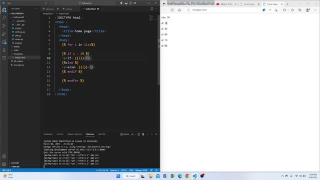 14. Django Bangla Tutorial | What is If Else Statement in Django Template. смотреть онлайн
