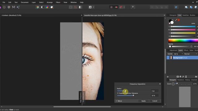 Using the Paint mixer brush for artistic color and photo editing in Affinity photo смотреть онлайн