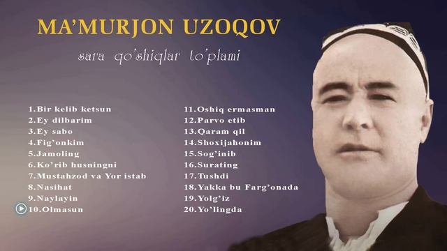 Mamurjon Uzoqov - Sara Qo'shiqlar To'plami | Мамуржон Узоков - Сара кушиклар туплами