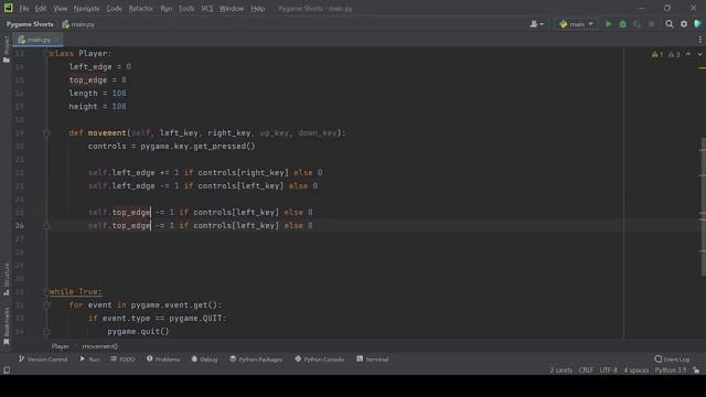 Player Movement in Pygame смотреть онлайн