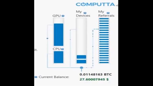 500$ В МЕСЯЦ НЕ ПРЕДЕЛ, COMPUTTA, МАЙНИНГ НА НОУТБУКЕ И КОМПЕ смотреть онлайн