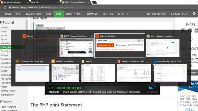 22 - PHP echo vs print смотреть онлайн