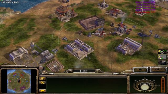 Generals: Shockwave Mod - GLA Salvage VS USA Airforce & China Tank смотреть онлайн
